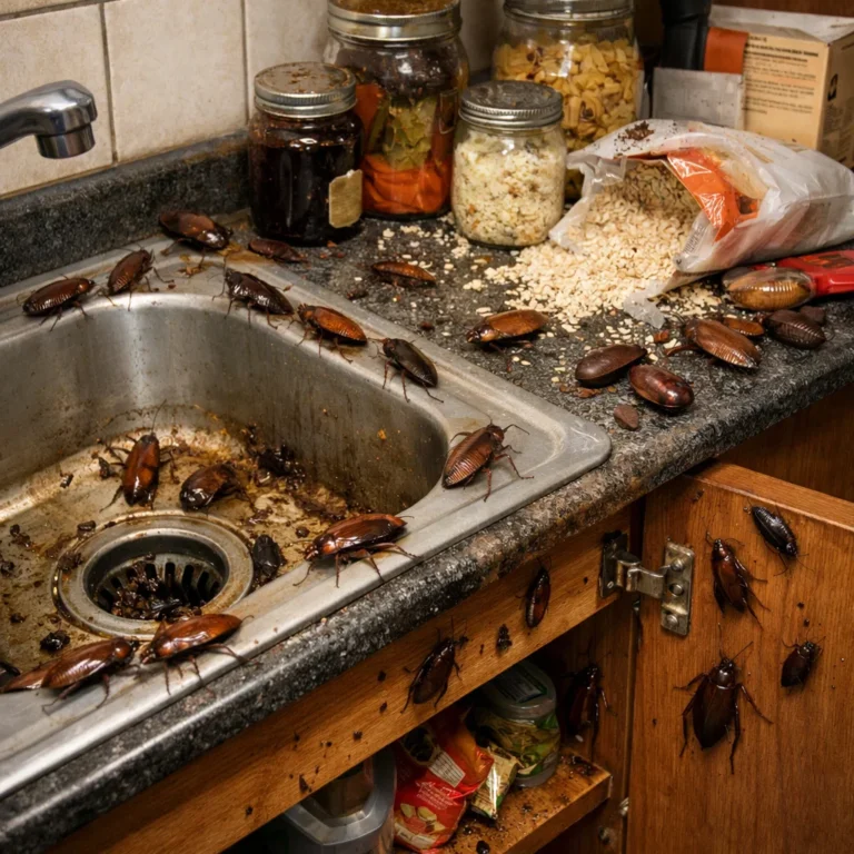 Cockroach pest treatment focusing on early infestation signs and how to identify and manage the problem effectively