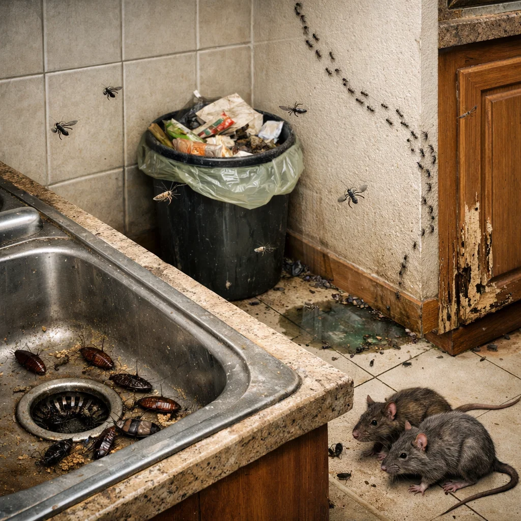 Common pest issues in Sharjah homes and businesses requiring professional pest control intervention