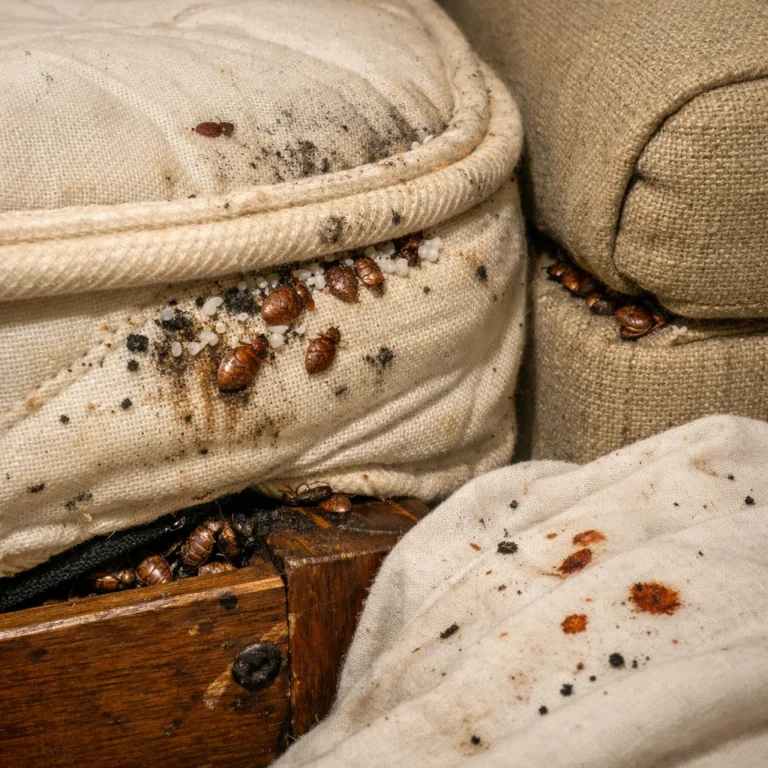 Common signs of bed bug infestation that require professional pest control for bed bugs