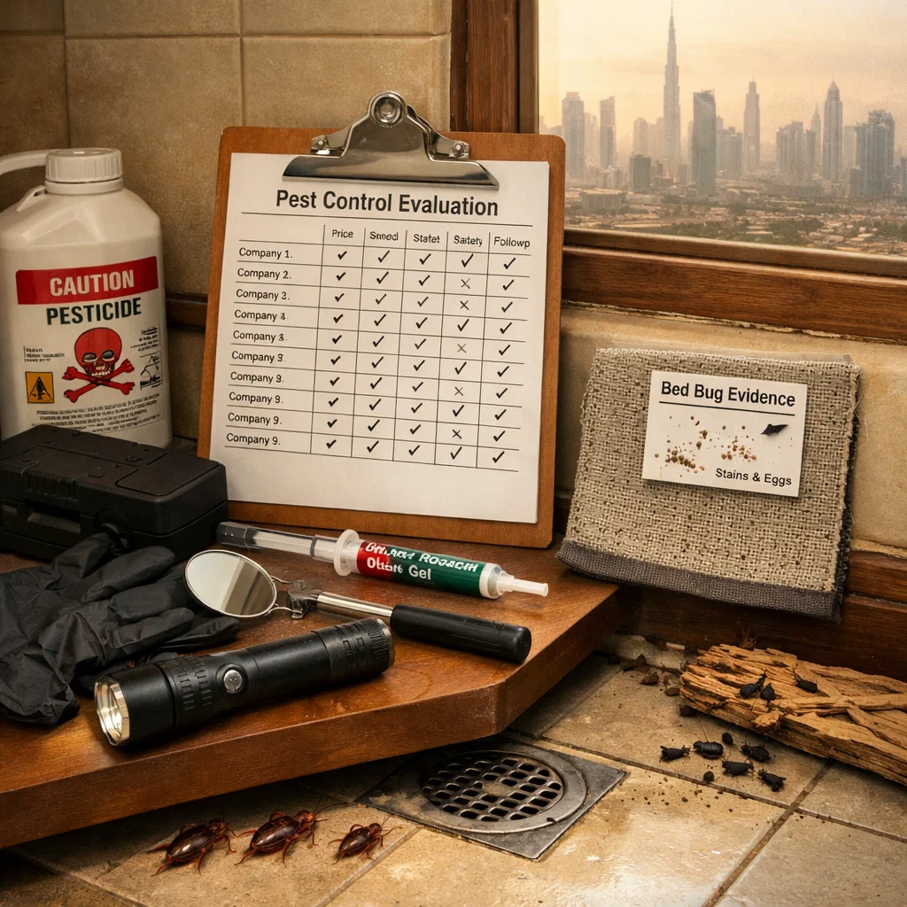 Comparing pest control companies in Dubai using real checks and pricing benchmarks