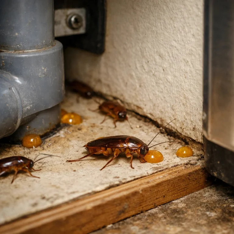 Correct gel pest control placement for long-term indoor pest management