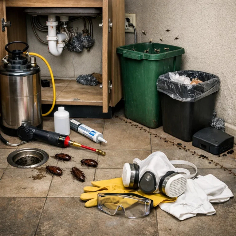 Professional pest control service addressing real infestation conditions safely and effectively