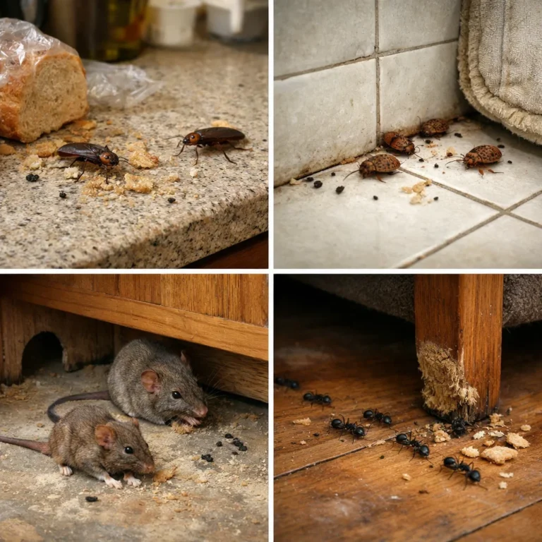 Real-life signs of pest infestation that require timely pest control intervention