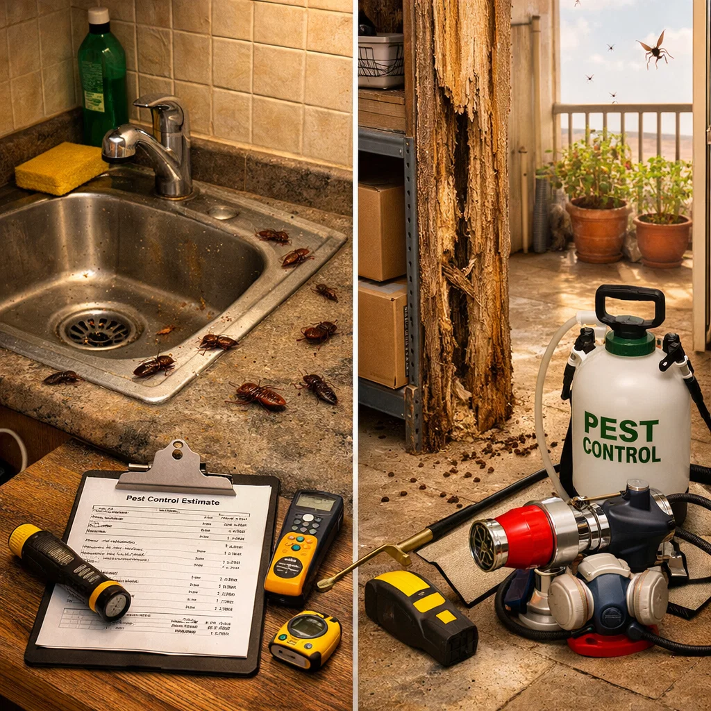 Real pest control situations in Dubai that influence treatment scope and pricing
