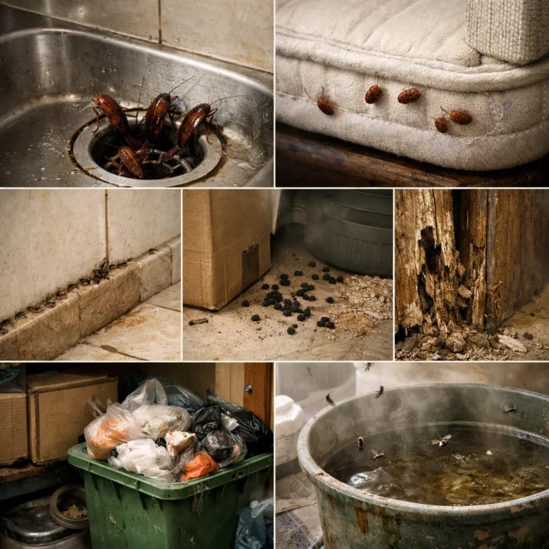 Typical pest problems in the UAE that require professional municipality-approved pest control