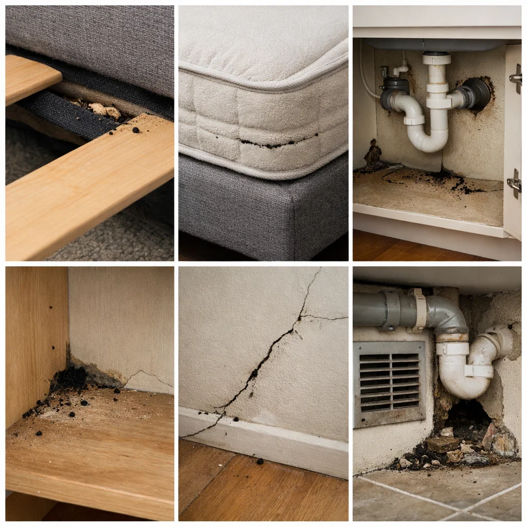 Apartment pest inspection focusing on shared entry points and early warning signs