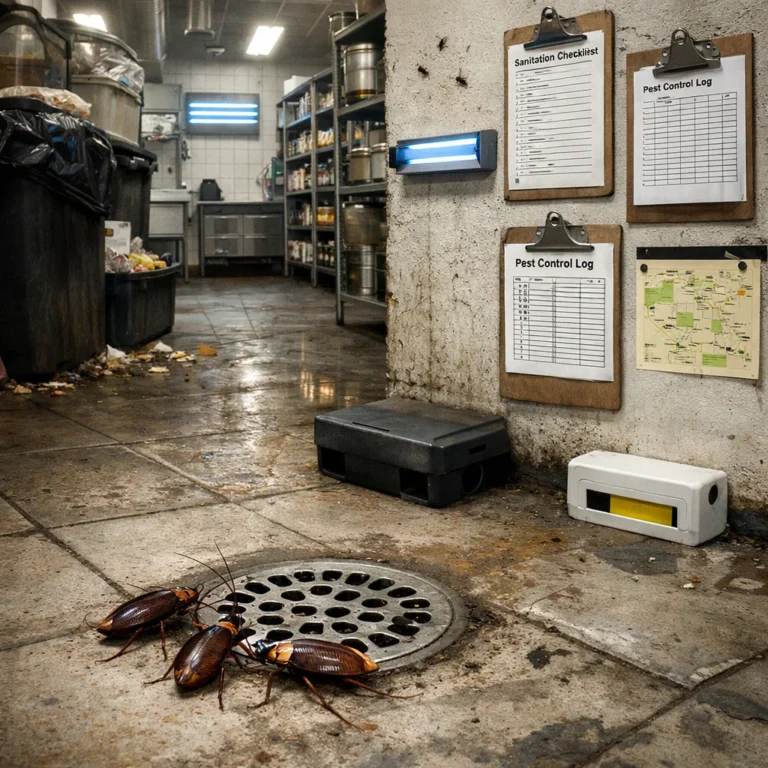 Commercial environments where pest control pricing is driven by risk compliance and prevention