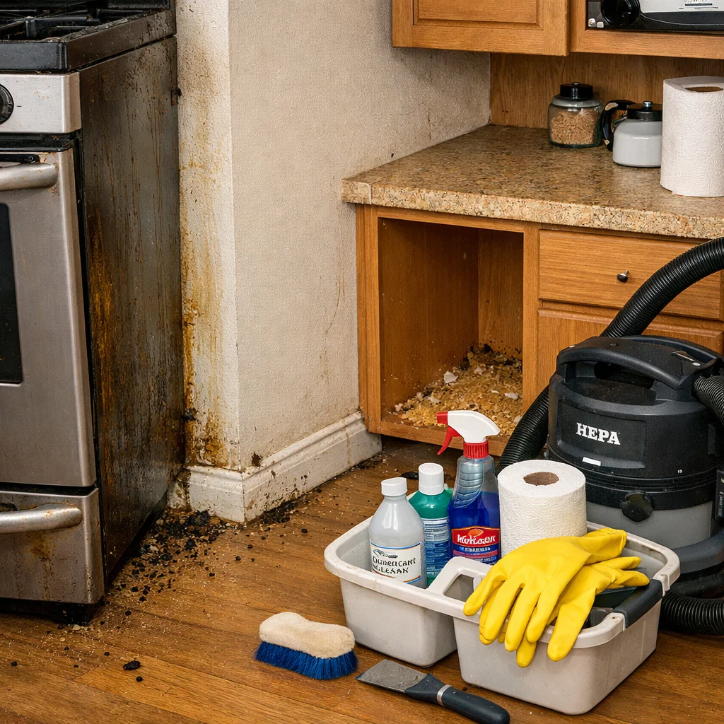 Deep pest cleaning after infestation to remove hidden contamination and restore hygiene