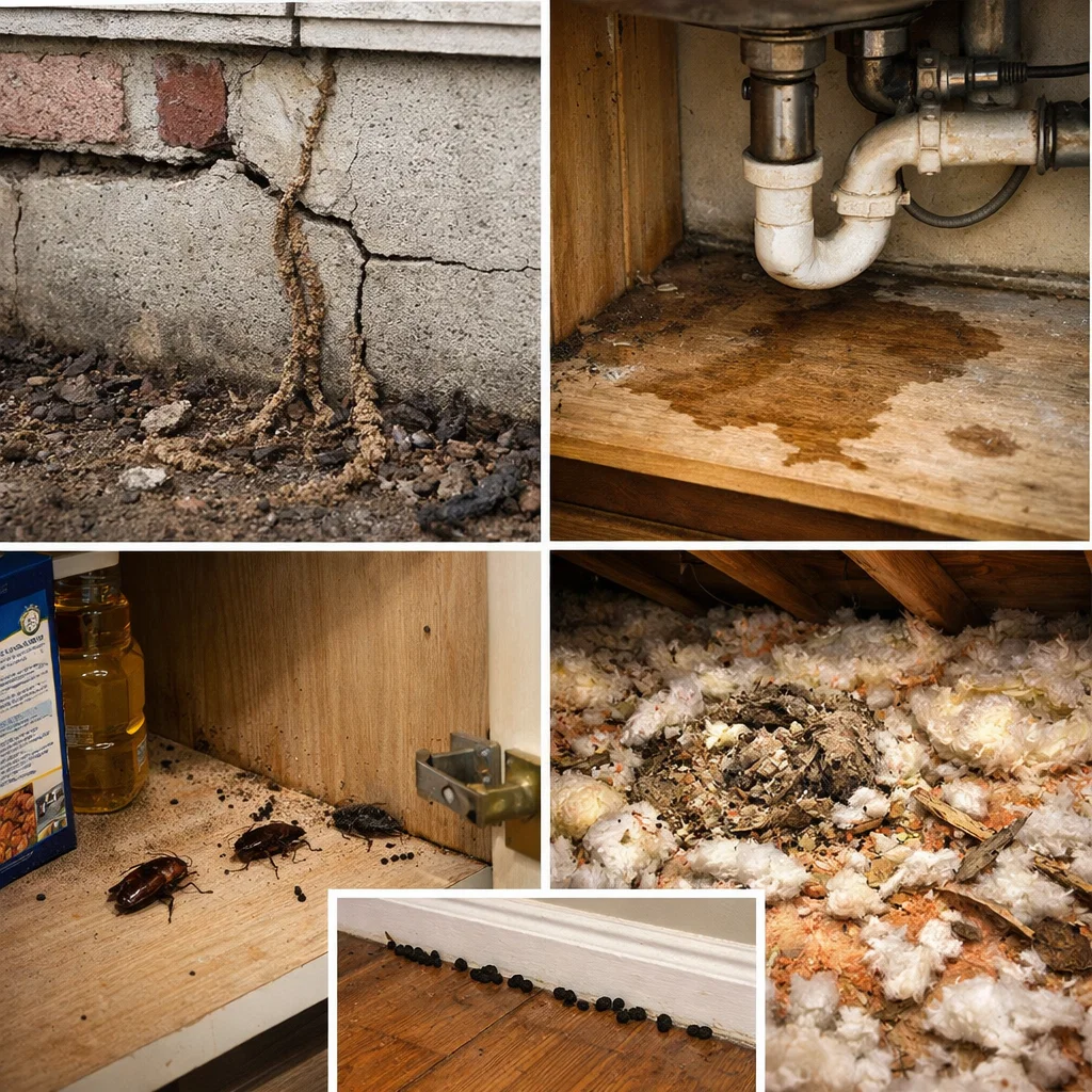 Key pest inspection signs that help identify hidden infestations early