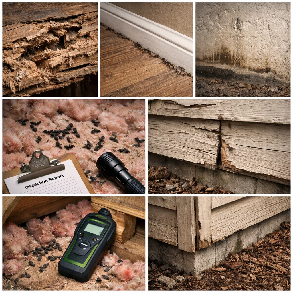 Pest inspection findings that influence home purchase decisions and long-term costs