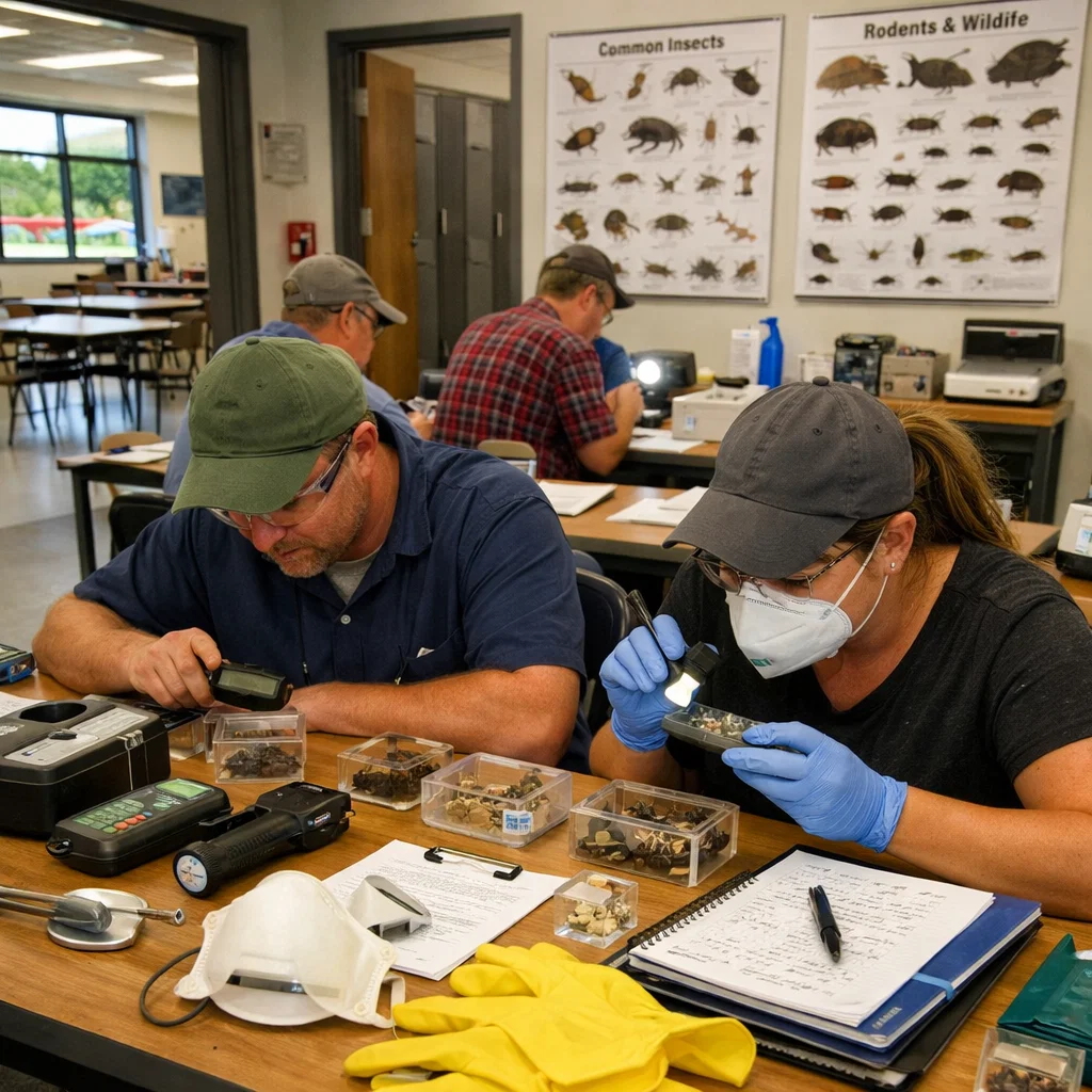 Professional training and education that prepare pest control specialists for school environments