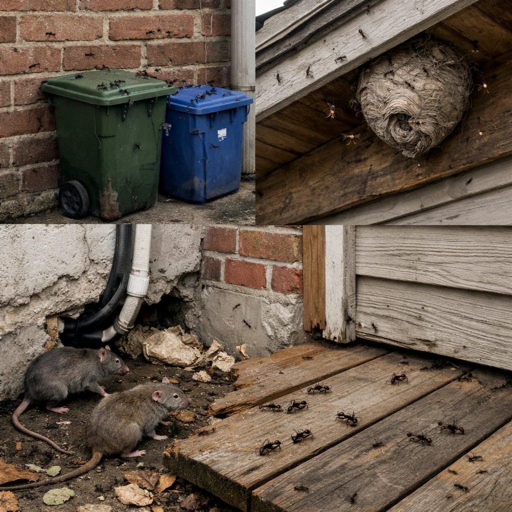 Seasonal pest problems commonly found in Kitchener homes and older neighborhoods