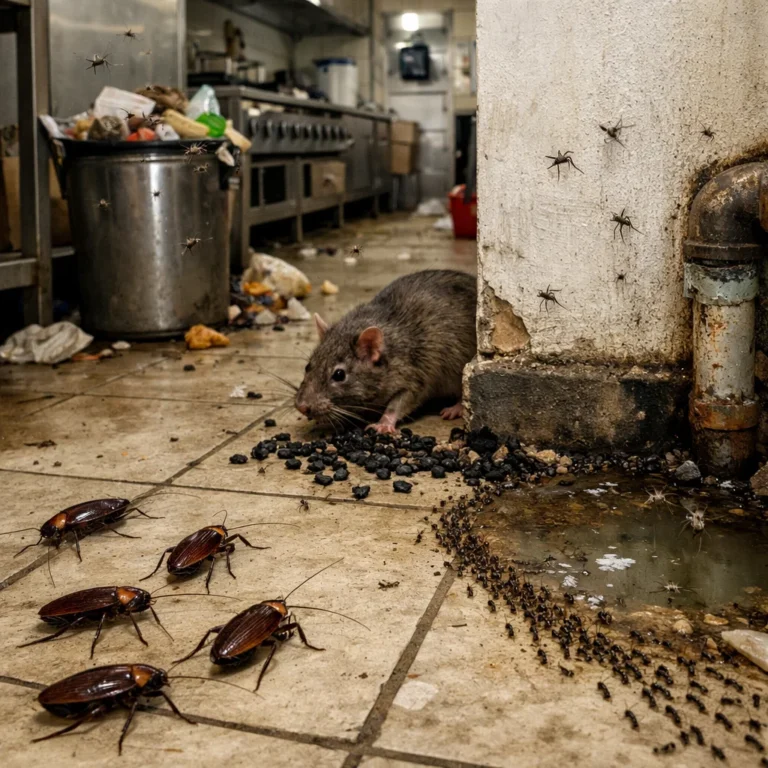 Urgent pest situations that require fast pest control action