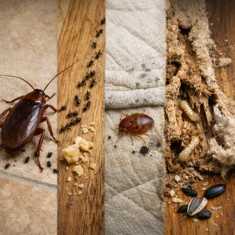 Visual signs that help identify pests and choose the right pest solution